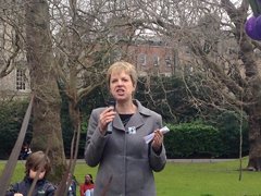 Raising 'Repeal the 8th', gender quotas and 1916 women on the NWCI Soapbox
